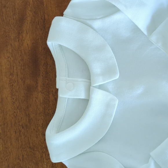 peterpan collar Bodysuit 100% Cotton Romper 0M-3M - Picture 2 of 7